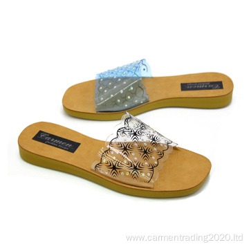 Fish mouth women's sandals with memory foam soles